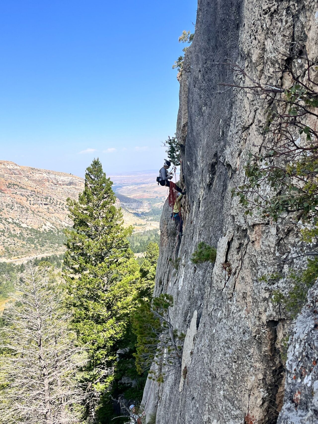 Rock Climbing Adventures -Sinks Canyon Wyoming
